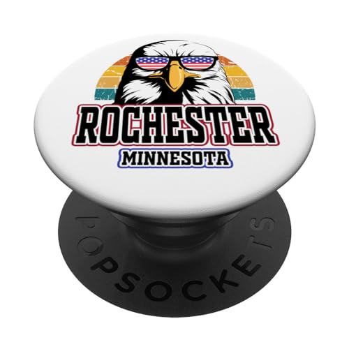 Rochester Minnesota USA American Midwest Gifts Hombres Mujeres Niños PopSockets PopGrip Intercambiable