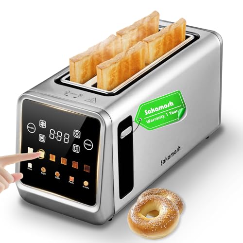 SAKAMOSH 4 Slice Smart Toaster Touch Screen