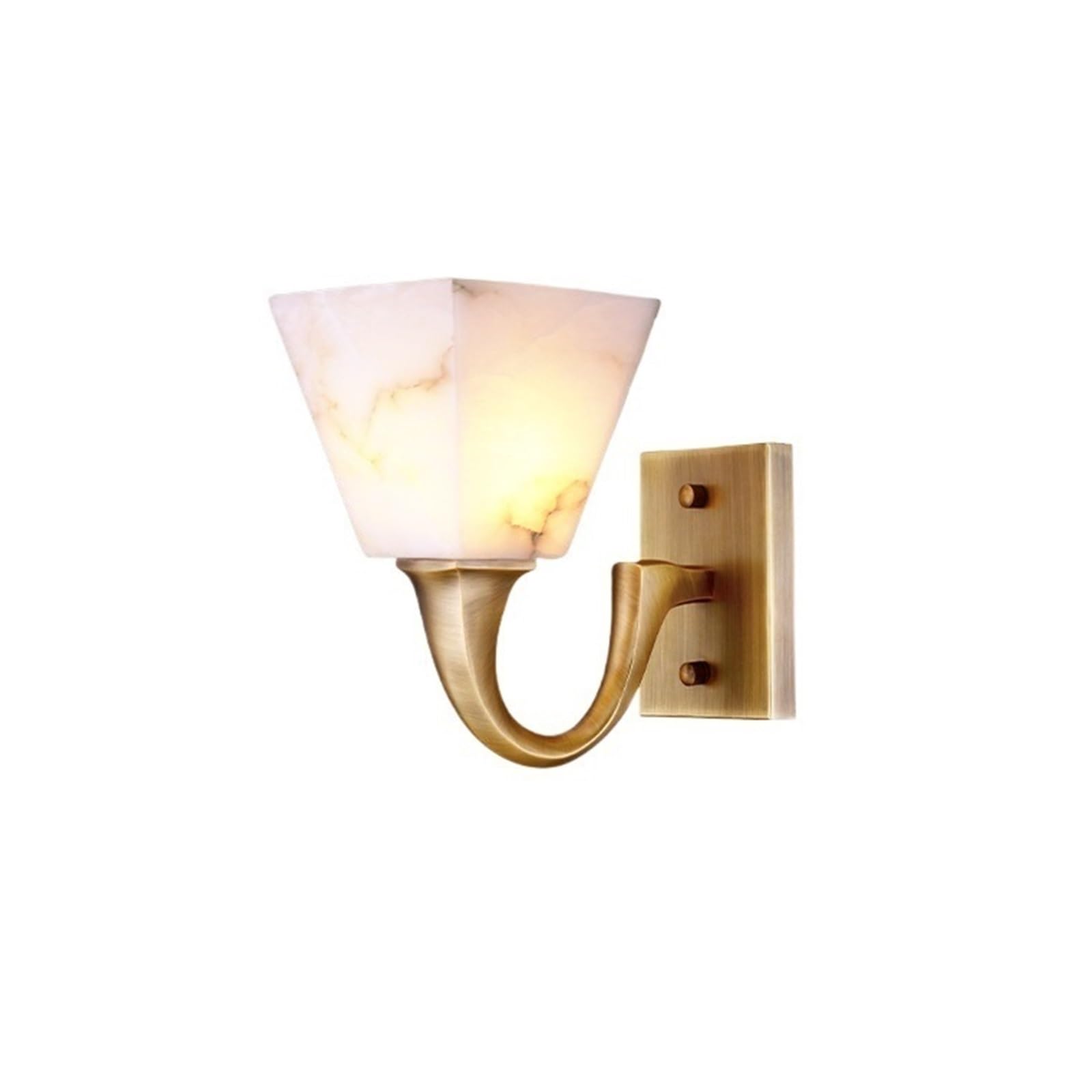 ZYYANSHOP Wall lamp Bedroom Bedside Lamps Living Room Corridor Hallway Entrance Lamp Copper Marble Decoration