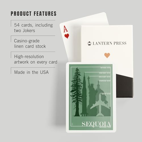 Baraja de Cartas Póker Sequoia National Park 52 Cartas miniatura 3