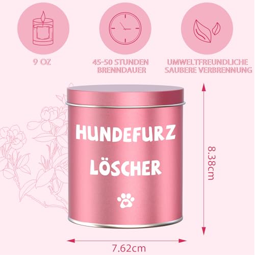 Surhik Geschenke für Frauen Mama, 9 OZ Scented Candles, Kerze Geburtstagsgeschenk für Mama Oma, Lustige Geschenke für Frauen Freundin Hundeliebhaber zum Weihnachten Muttertag Valentinstag