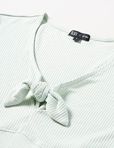 IKKS Top Vert Menthe col Noeud Xu10104.59 T-Shirt