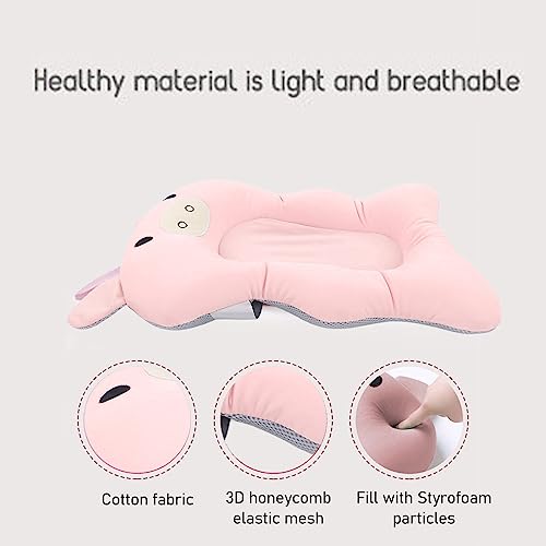 Image of Baby Bath Support Cushion, Floating Adjustable Soft Bath Pillow, Cushioned Support Parent Assist Tray Infant Bath Support Seat Baby Bath Pillow for Newborn Infants ()