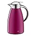 Produktbild alfi Isolierkanne Signo, Metall lila 1L, mit alfiDur Glaseinsatz, 1421.236.100, Thermoskanne hält 12 Stunden heiß, ideal als Kaffeekanne oder Teekanne, Kanne für 8 Tassen