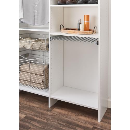 Image of Rev-A-Shelf Sliding Pants Rack for Closets, Min Opening Width of 17.5 inch
