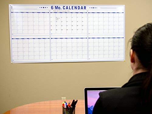 Buy 6 Month Large Dry Erase Calendar For Wall 36 X 72 Inch Office Wall 