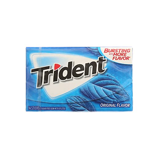 Image of Trident Sugar Free Gum, 2 x 60 g