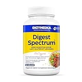 Enzymedica, Digest Spectrum, Indiqué Pour De Multiples Intolérances Alimentaires, Cible Le Gluten, Le Lactose, La Caséine Et Les Phénols, Sans Gluten, Sans Produits Laitiers, Végétarien, 90 Capsules