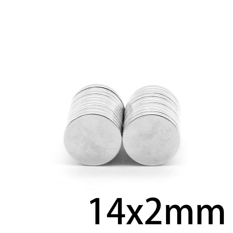 5/10/20/50/100/200PCS 14 * 2 mm Thin Neodymium 14mmx2mm Permanent Round 14 * 2mm Magnetic Magnets(20PCS)