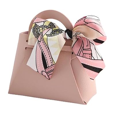 Candy Bag Style Facile da montare, elegante scatola per caramelle da matrimonio, con decorazione per la casa, L Clutch Rose Velour, Colore: rosa., Einheitsgröße