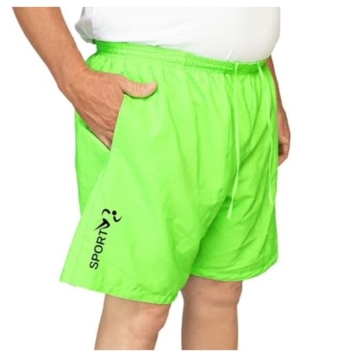Bermuda Masculina Plus Size Tactel Short Praia Mauricinho Cós Elástico Cordão Ajustável Academia (BR, Alfa, XGG, Plus Size, Regular, VERDE)