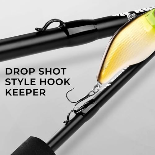 kastking crixus fishing rodsim6 graphite spinning rod amp casting rod wzirconium oxide ring stainless steel guides superpolymer handle