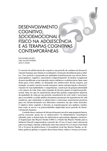 Terapia Cognitivo-Comportamental para Adolescentes: Uma Perspectiva Transdiagnóstica e Desenvolvimen