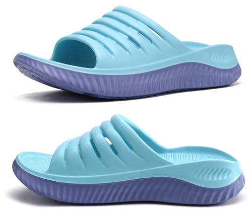 Image of KuaiLu Recovery Sandals Women With Comfortable Arch Support Sport Slides