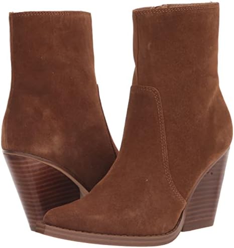 Nine West Women's GORGEEN Ankle Boot, Cognac, 10 | Image 6