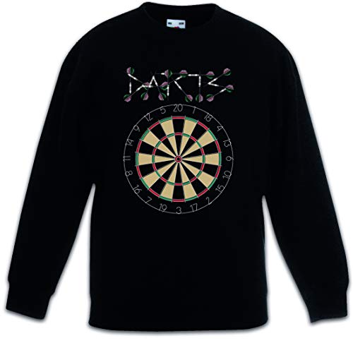 Sweat-shirt sport enfant noir Urban Backwoods pull garçon fille fléchettes