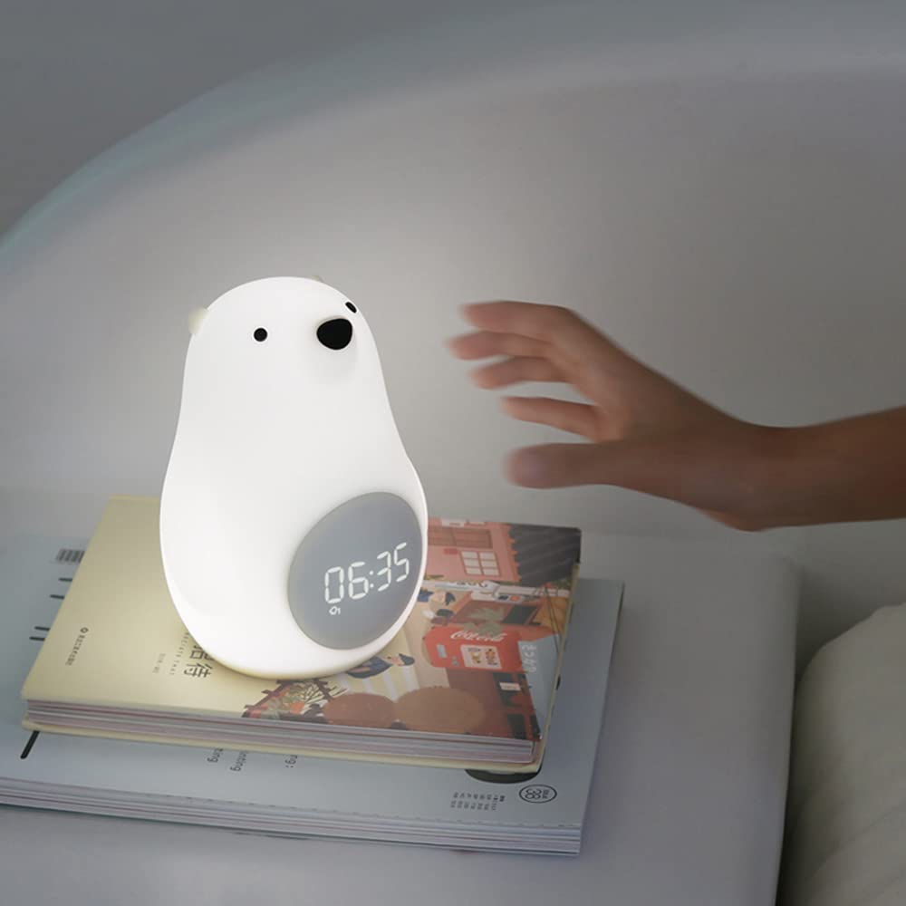 Niedźwiedź mała lampa pokój mała lampka nocna sypialnia lampka nocna ładowanie mała lampka nocna światło do karmienia dziecka atmosfera ze snem lampka nocna dekoracja pokoju ozdoby na biurko