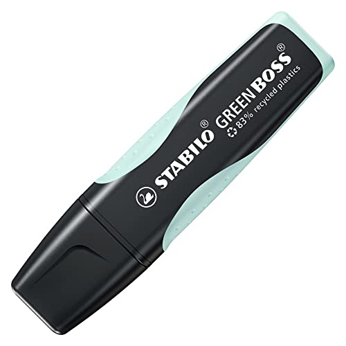 Image of STABILO GREEN BOSS Highlighter Pen | 1 Piece | Pastel Touch of Turquoise