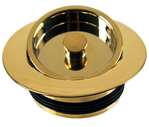 Repuesto universal Westbrass para desagüe con tapa, latón pulido