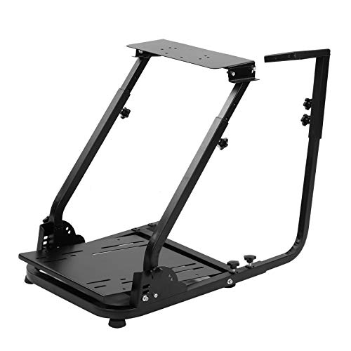 Estink Racing Game Steering Wheel Bracket, Adjustable Black Sturdy Durable Bracket for T150 for Games for Fanatec for G920 Estink Racing Game Steering Wheel Bracket, Adjustable Black Sturdy Durable Bracket for T150 for Games for Fanatec for G920