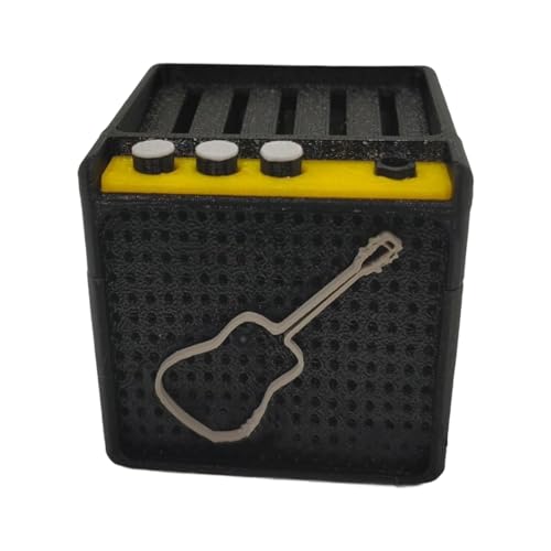 Boîte de rangement pour médiators de guitare étui rigide et compact noir