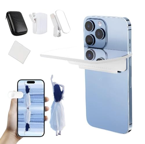 Mirror Reflection Clip Kit For iPhone,Smart Phone Camera Mirror Reflection