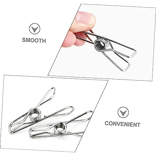 20 Pinces Métalliques Multi Usage pour Sacs Alimentaires et Documents