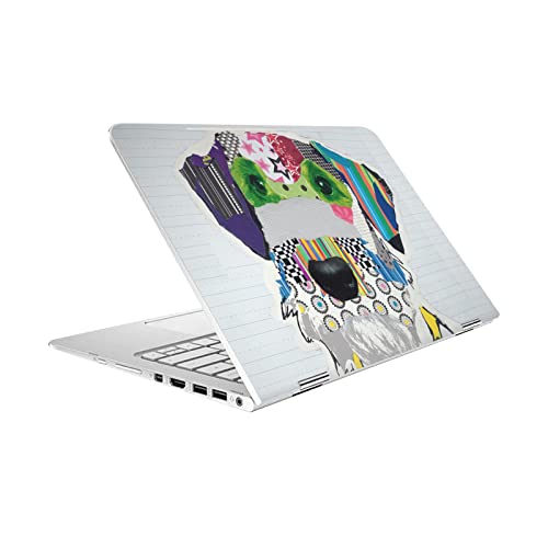 Skin Vinyle Michel Keck Art Chien HP Spectre Pro X360 G2