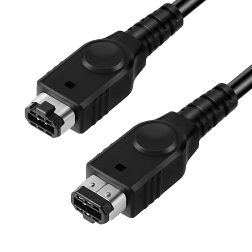 AXFEE 2pcs Ligne de Connexion pour GBA SP, 1.2M Câble de Connexion à Un Jeu à 2 Joueurs Compatible avec Nintendo Gameboy Advance GBA SP/GBA, Idéal pour le...