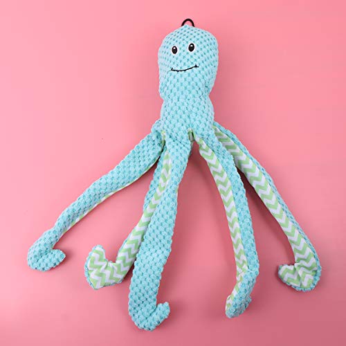 Pet Dog Squeaky Toy Engraçado Pet Pelúcia Polvo Brinquedo Durable Pet Interactive Supplies Pet Molar