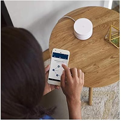 Google WiFi System, 1-Pack - Router Replacement for Whole Home Coverage - NLS-1304-25,white
