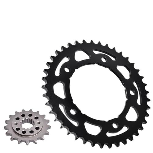 Kit pignon avant 17T arrière 41T et chaîne 525 pour moto Shadow 750