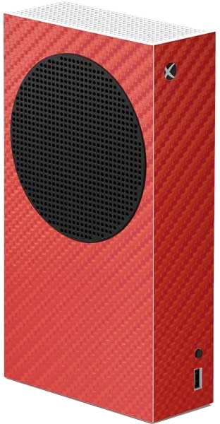 Skinit Decal Gaming Skin Compatible with Xbox Series S Console - Silver Carbon Fiber Specialty Texture Material Design