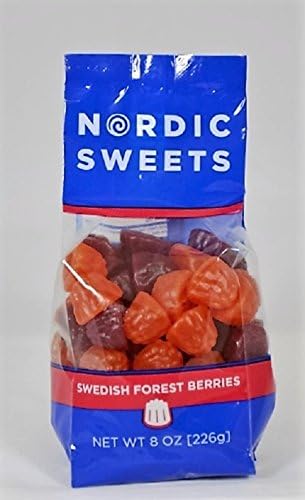 Nordic Sweets Swedish Forest Berries Candy, 8-Ounce Bag