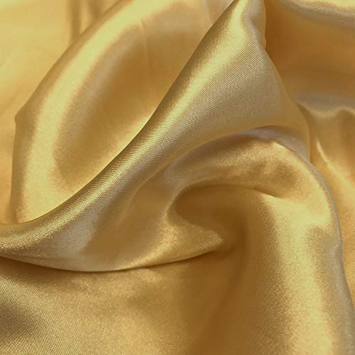 Mds Pack Of 50 Satin Chair Sashes Bow Sash For Wedding Events Supplies, Decorations For Birthday Parties, Graduations, Engagements, Chair Sashes Fit Folding And Banquets Chair Cover -Gold #TOP6