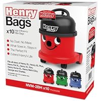 Henry XL HepaFlo Filter Bags, NVM 2BH, Pack of 10 Genuine Vacuum Bags