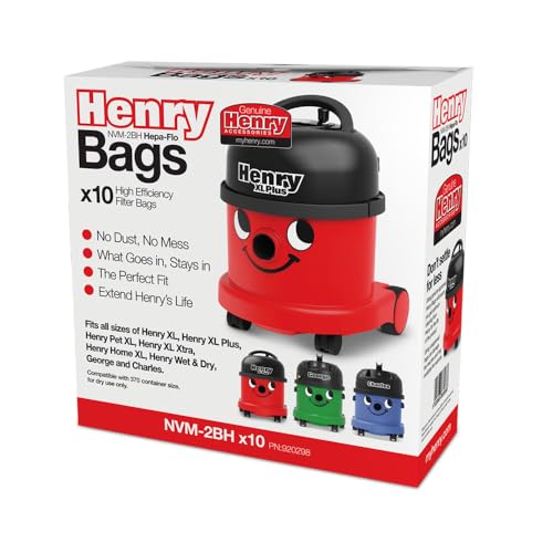 Henry XL HepaFlo Filter Bags NVM 2BH Pack of 10 Genuine Vacuum Bags