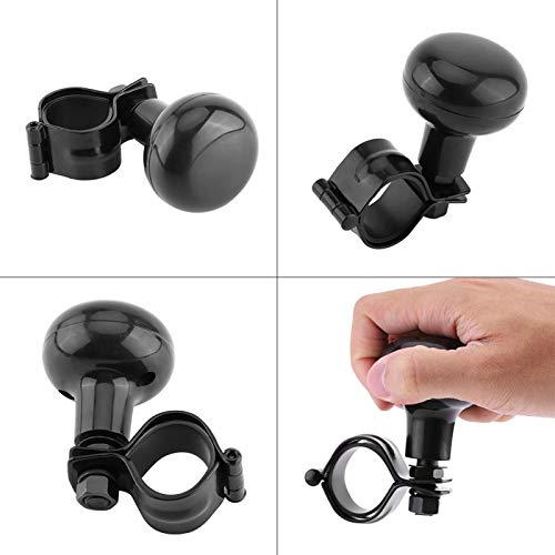 EBTOOLS Für Knauf Traktor - Lenkrad-Drehknopf Universal-Hochleistungsautofahrzeug Lenkradknopf Spinnergriff Kugel Schwarz