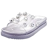 Linea Scarpa Badeschuhe Damen Florenz - Luxus Slides - Fussbett - Glitzersteine