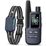 Dog Shock Collar - 4500FT Dog Training Collar with Remote, IPX8 Waterproof Electric Dog Collar with 4 Training Modes, Rechargeable eCollar for Small Medium Large Dogs 10-120lbs(NBU)