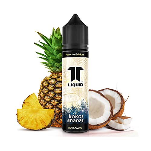 Elf-Liquid ® Favorite Edition Kokos-Ananas | 15ml Aromakonzentrat | 100% MADE IN GERMANY | Premium E Liquid ohne Nikotin…