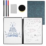 FACILE À NETTOYER: Les notes prises sur ce tableau blanc effacable a4 s'effacent facilement à l'aide d'un chiffon ou d'un mouchoir en papier. Pour les taches tenaces, un léger spray d'alcool permet de le remettre à neuf. Réutilisable et écologique, il permet d'économiser du papier et de réduire les déchets.