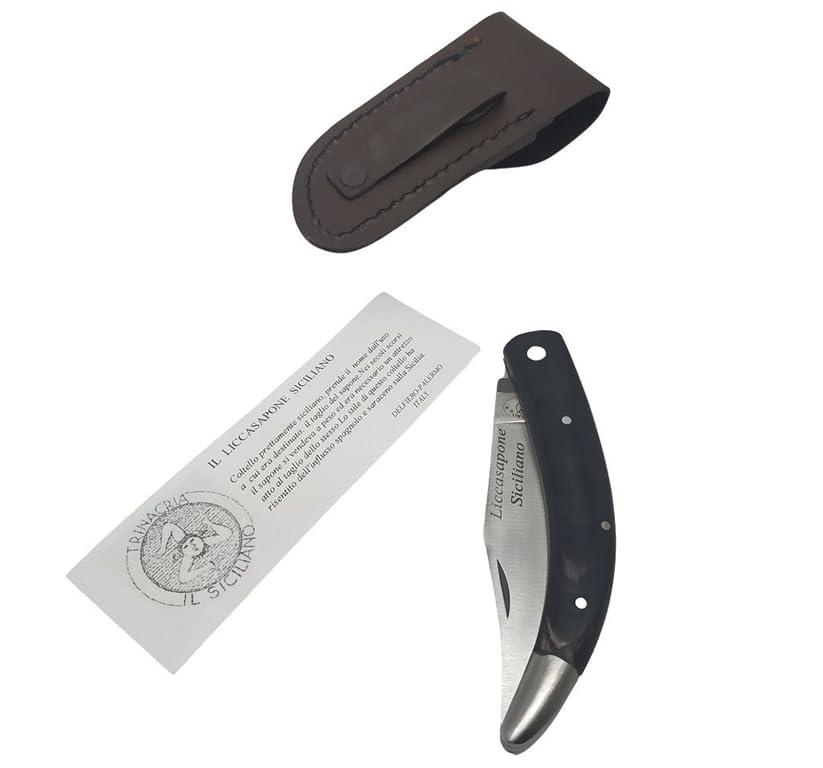 Coltello Liccasapone Siciliano in Corno