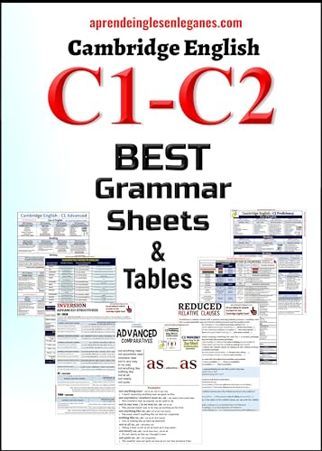 C1-C2 Best Grammar Sheets & Tables