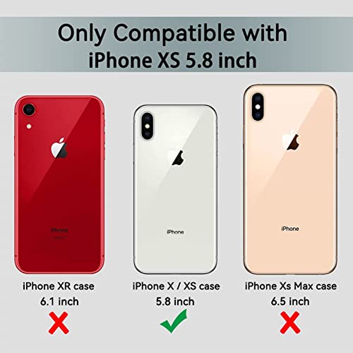 Battery Case For Iphone X/ Xs, Newest 10000Mah Rechargeable Portable Charging Case With Wireless Charging Compatible For Iphone X/ Xs (5.8 Inch) With Carplay Extended Battery Pack Charger Case (Black) #TOP1