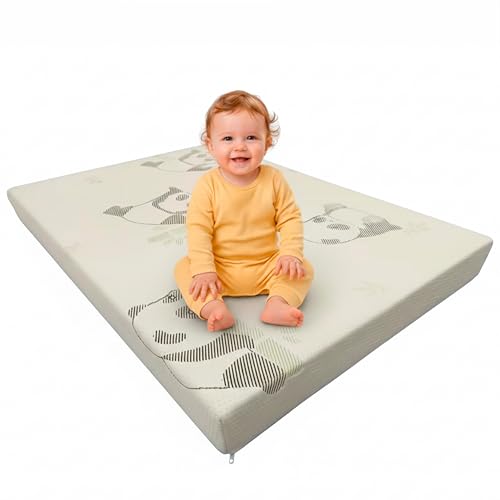 La mejor comparación de colchon Splendor más recomendados. 42 MEMORY DREAM | Colchón Cuna 120×60 - Espuma Suave 9 cm - Funda Lavable - Repelente Líquidos - para Bebé