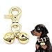 Psdndeww Dog Collar Bells Pet Outdoor Training Pendant Dog Accessories Puppy Bells Pendant Pet Supply 3pcs Pet Collar Bells Pet Accessories