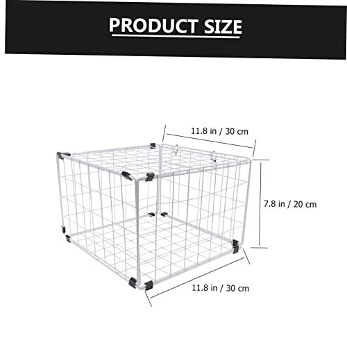 Cage pliable pour chat avec rangement pratique et structure légère - 7