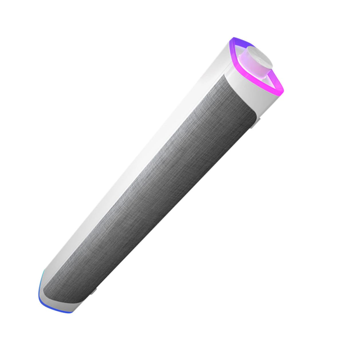 balacoo Kabelgebundene Stereo Soundbar mit Zwei Lautsprechern, 6w, Weiß