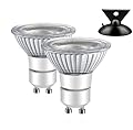 Drart GU10 LED Range Hood Light Bulbs, 6W 550LM 50W Halogen Replacement, Warm White 3000K, Waterproof IP65, Stove & Kitchen Appliance, Flicker-Free, Pack of 2